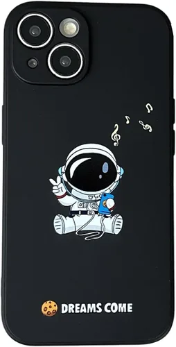 Vista 23 de Yonds Queen Funda protectora de TPU para iPhone SE 2022 (3ª generación), compatible con iPhone 7/8/SE2 (2020), diseño de astronauta, planeta, luna