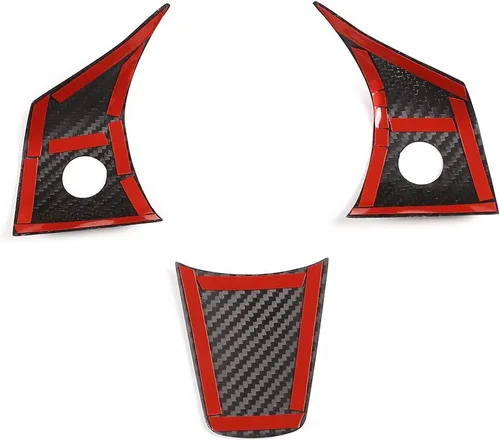 Vista 7 de 100% real fibra carbono coche volante decoración cubierta 3 unids para Tesla modelo 3 Auto Accesorios