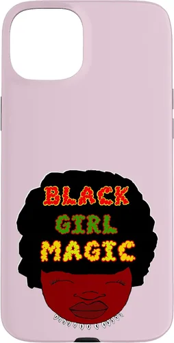 Vista 9 de Funda mágica para iPhone 12 mini niña negra