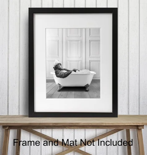 Vista 3 de Divertida decoración de baño para hombres, mujeres, accesorios de baño modernos y bonitos, fotos de baño, decoración de pared de baño, arte de pared