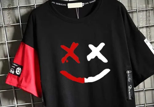 Vista 3 de DUDHUH Camisetas para hombre Techwear Japanese Streetwear Hip Hop Camisas de manga corta para hombre
