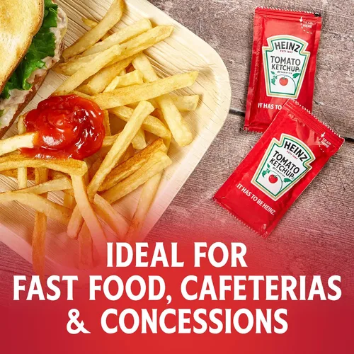 Vista 2 de Paquetes Heinz de ketchup de porción individual (0.3 oz por paquete, paquete de 200)