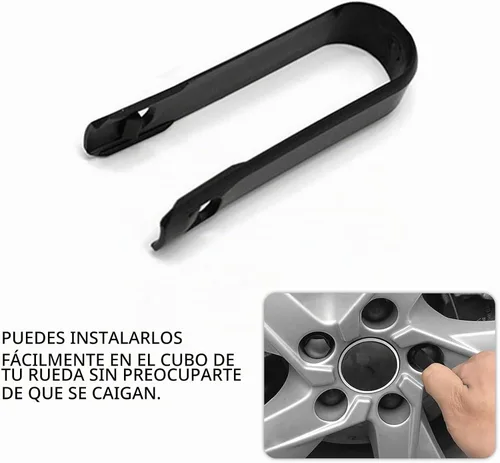 Vista 4 de 20 unidades de cubiertas para tuercas de rueda, cubiertas hexagonales de 17 mm para pernos de rueda, cubiertas para tuercas de neumáticos