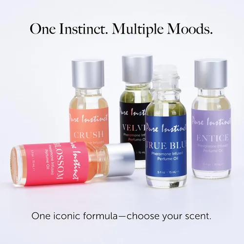 Vista 8 de Pure Instinct ENTICE Aceite infundido con feromonas originales para mujeres, fragancia de aceite esencial, aroma duradero, botella cuentagotas