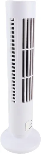 Vista 3 de Ventilador de torre sin aspas Conectividad USB ABS Ventilador de Blanco