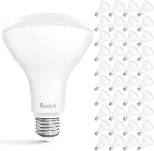 Vista 10 de Sunco - Paquete de 10 bombillas LED BR30, bombillas empotradas, bombilla de inundación para interiores, 850 LM, 11 W (equivalente a 65 W), blanco