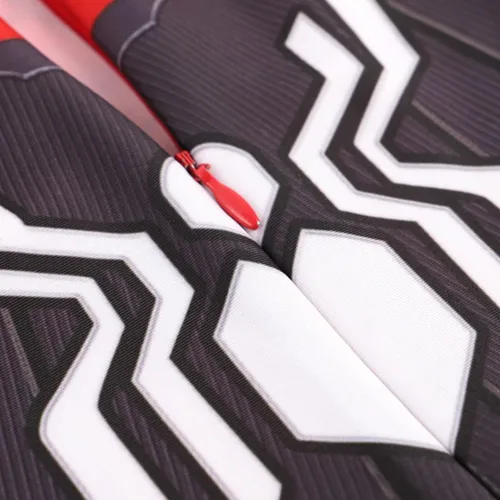 Vista 3 de TIDAXU Disfraz de superhéroe estilo 3D, disfraz de Halloween, cosplay, traje de superhéroe para niños