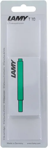 Vista 4 de Lamy, cartuchos de tinta para pluma fuente (paquete x 20 unidades), Verde