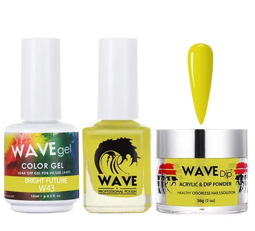 Vista 104 de WAVEGEL - Juego de gel de remojo, laca de uñas y polvo acrílico a juego - Colección Simplicity - #P109 Blizzard