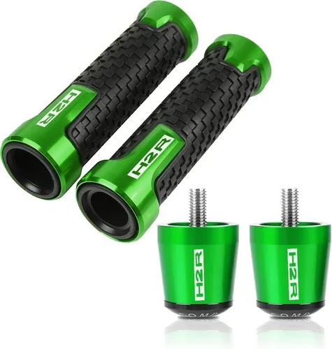Vista 12 de SCUUBE Handlebar Plug for Kawasaki H2 H2R 2015-2016 Motorcycle Handlebar Hand Grips Anti Skid Handle Bar Cap Ends Plug CNC Aluminum Accessories Black