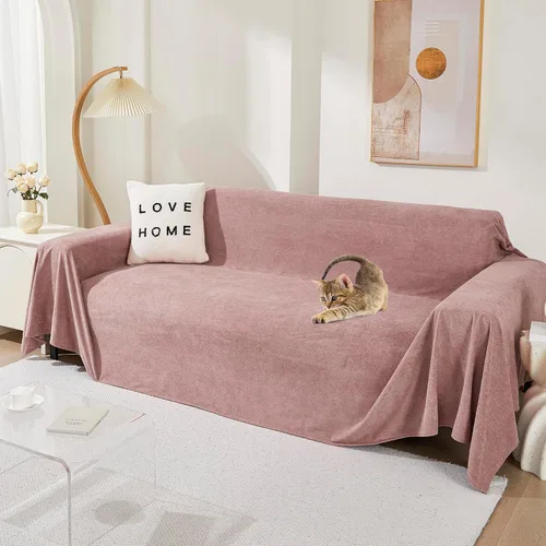 Vista 9 de MEETSKY Funda para silla reclinable, a prueba de arañazos, para gatos, fundas de sofá de gran tamaño, lavable para sofá individual, funda suave