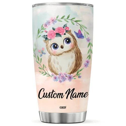 Vista 23 de CUBICER Vaso de café personalizado con diseño de oso y tapa aislada, regalos de Navidad para niños, mujeres y adultos, tazas de acero inoxidable