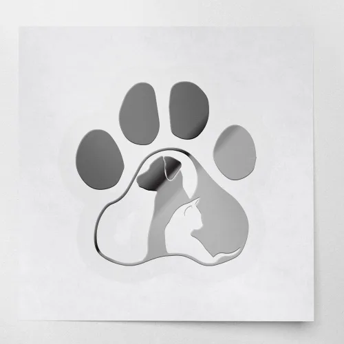 Vista 23 de Adhesivos adhesivos de pata de perro y gato 2 (azul celeste) (juego de 2) calcomanías de vinilo impermeables de alta calidad para laptop, teléfono