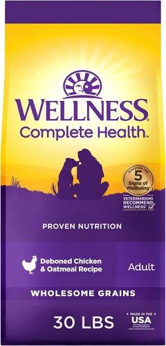 Vista 11 de Wellness Complete Health - Alimento seco natural para perros, pescado blanco y batata, bolsa de 6.8 kg.