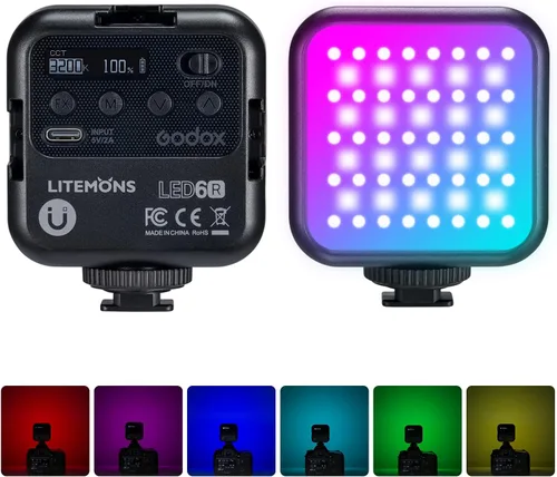 Vista 9 de Godox La mini luz creativa de M1 RGB, 13W llevó el panel ligero