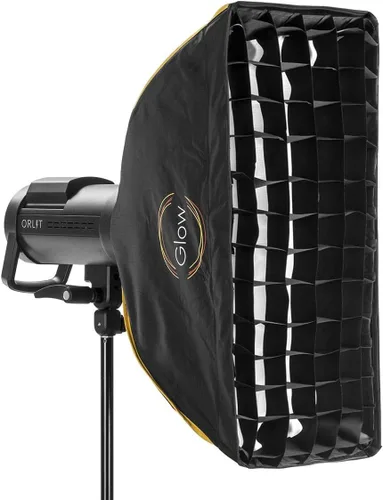 Vista 5 de Glow EZ Lock 10x24 Quick Strip Softbox con montaje Bowens