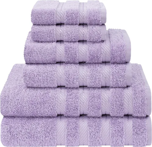Vista 70 de American Soft Linen - Juego de toallas de 3 piezas, 1 toalla de baño, 1 toalla de mano y 1 toalla pequeña, 100% algodón turco para baño, juego