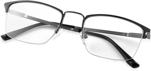 Vista 2 de YIMI Gafas de lectura multifocales fotocrómicas progresivas para computadora con bisagra de resorte Gafas de sol antirreflejo Lector UV de transición