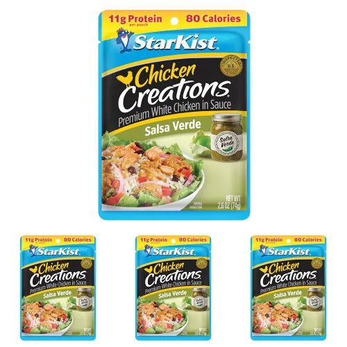 Vista 39 de StarKist Chicken Creations BOLD Buffalo Style, bolsa de 2.6 onzas, 1 paquete 11g Protein Per Serving, Fully Cooked White Meat, Gluten Free, No