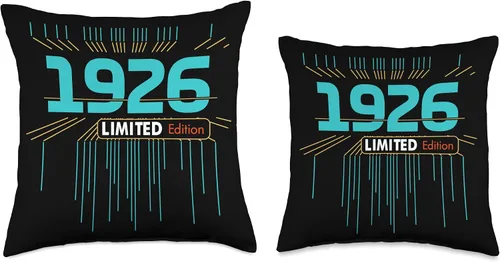 Vista 3 de Retro Gaming 1926 Limited Edition Birthday 1926 Men Woman Throw Pillow