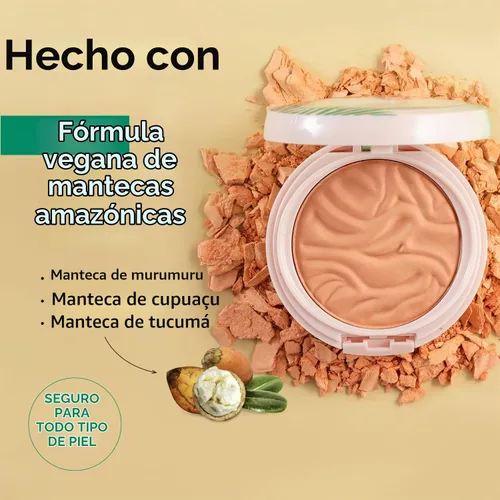 Vista 4 de Physicians Formula Rubor de mantequilla Murumuru Beachy Peach, aprobado por dermatólogos, vegano Melocotón playero