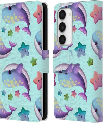 Vista 69 de Head Case Designs Officially Licensed Carla Morrow Colorful Space Dice Patterns Leather Wallet Case Compatible with Samsung Galaxy A07 4G