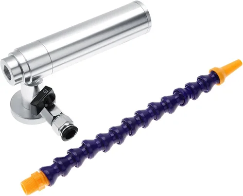 Vista 4 de Mini pistola de aire frío Vortex de 6.299 in Máquina de flujo de aire de enfriamiento seco con tubo flexible para cabezal de máquina