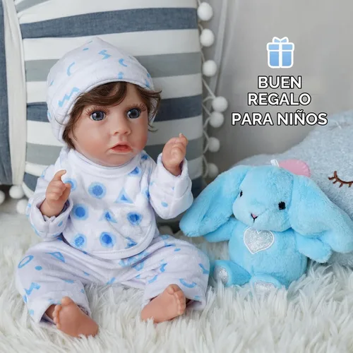 Vista 6 de BABESIDE Juego de 8 piezas de ropa para muñeca bebé con cuna para muñecas de 8-10-12 pulgadas, ropa y accesorios para muñeca bebé Bitty para bebés