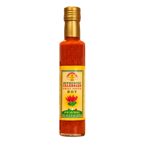 Vista 11 de TUTTOCALABRIA Salsa picante gruesa de Calabria, escala de calor: media/picante, hecha con chiles calabreses, ingredientes reales, ideal para alitas