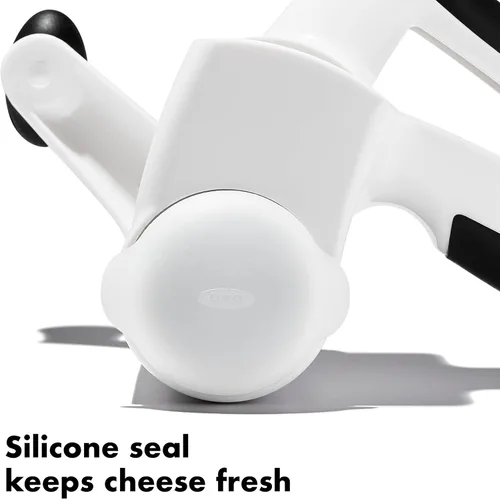 Vista 4 de OXO Good Grips Rallador rotativo, Color blanco