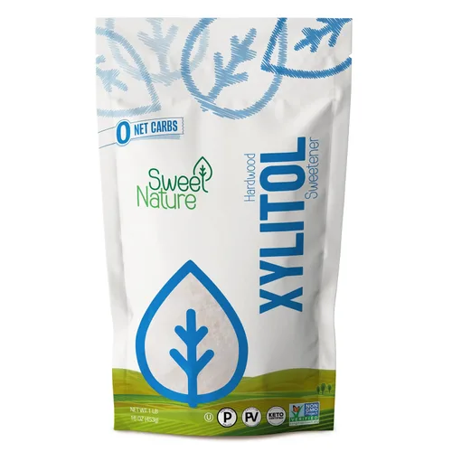 Vista 7 de Sweet Nature Edulcorante natural de corteza de abedul xilitol, sin OMG