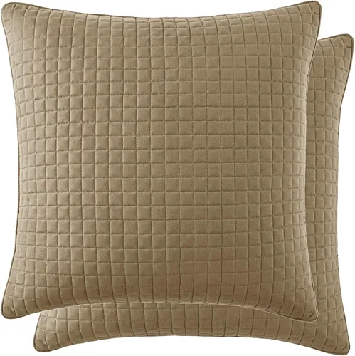 Vista 34 de Fundas Southshore Fine Linens Vilano Springs, para almohada, acolchadas, Microfibra, Pizarra, 20" x 36" 15 - Pizarra
