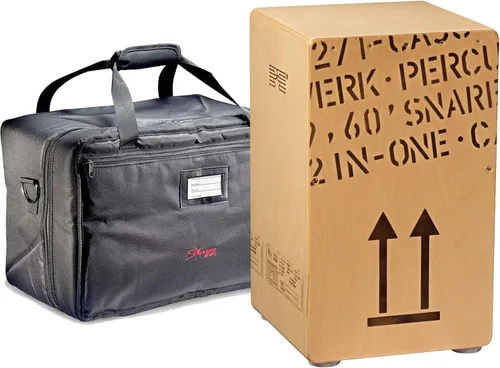 Vista 8 de Schlagwerk CP403 cajon repicador 2-en-1 – Mediano, Negro, L