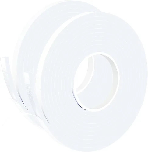 Vista 18 de Cinta de sellado de espuma EVA, 1 pulgada de ancho x 1/4 pulgada de grosor, cinta adhesiva para puertas y ventanas, bloqueador de corrientes