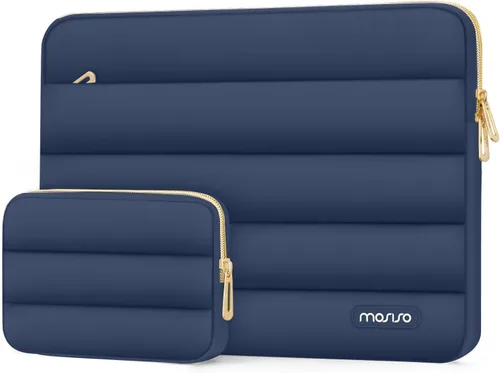 Vista 30 de MOSISO Funda para laptop de 13.3 pulgadas, 13-13.3 pulgadas funda de Marrón