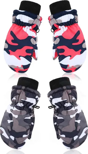 Vista 11 de SATINIOR 2/6 pares de guantes de nieve para niños 6