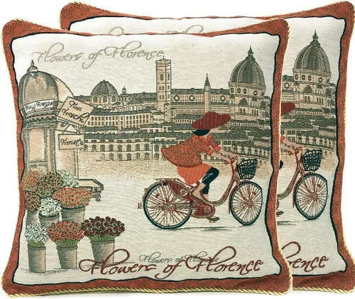 Vista 7 de Tache Home Fashion Funda de almohada 16 x 16 Down The Chimney
