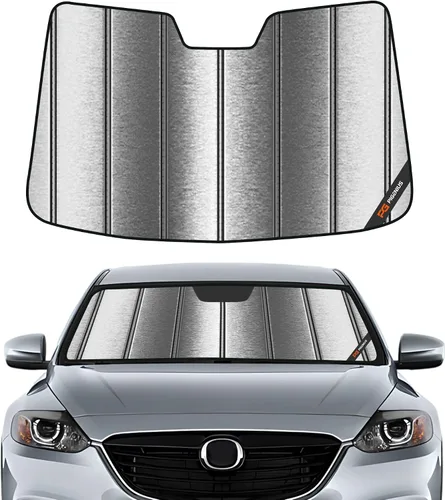 Vista 22 de Pigenius Parasol de parabrisas para Mazda CX-5 2013-2016 Parasol de ventana delantera - Salvaguardia