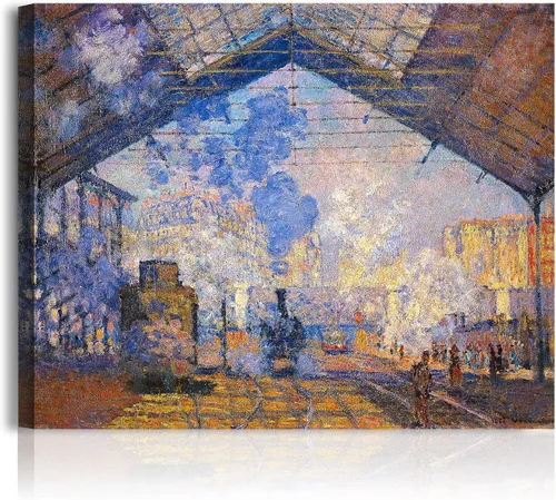 Vista 278 de A&T ARTWORK Antibes Seen from The Salis Gardens de Claude Monet Las Obras de Arte Clásico Mundial Reproducciones, Impresiones de Arte en Lienzo