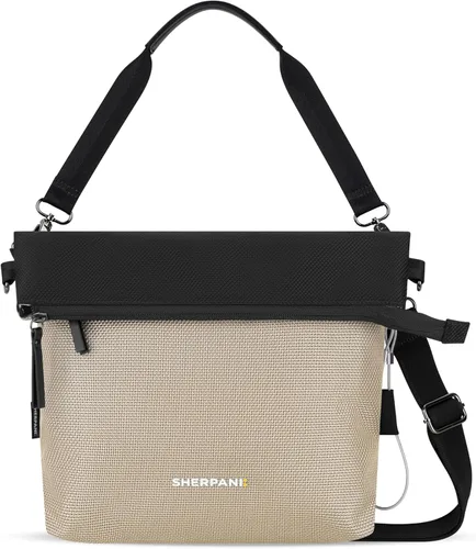 Vista 7 de Sherpani Vale, bolso cruzado antirrobo para mujer Aloe Mist