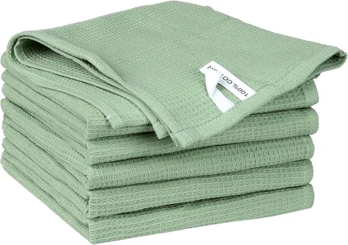 Vista 9 de uxcell Toallas de algodón absorbente y reutilizable para platos de cocina Multicolor