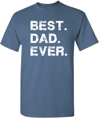 Vista 26 de Feelin Good Tees El mejor regalo de papá para papá, camiseta gráfica divertida del Día del Padre "Best Dad Ever" Camisetas gráficas novedosas