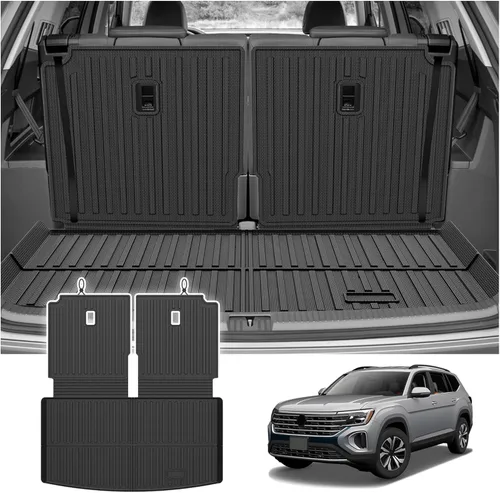 Vista 123 de Forro de carga para Jeep Compass/Patriot 2007-2016 y 2007-2012 Dodge Caliber, alfombras de carga para todo clima para accesorios de Compass