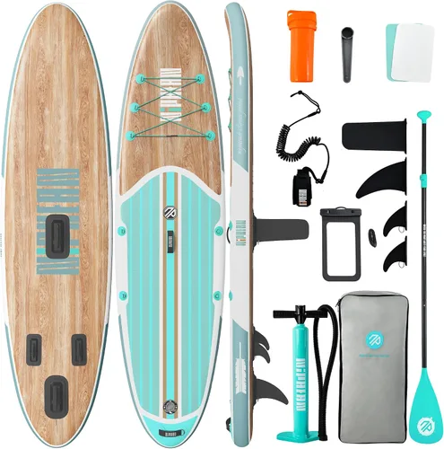 Vista 39 de Niphean Inflatable Stand Up Paddle Board with SUP Accessories