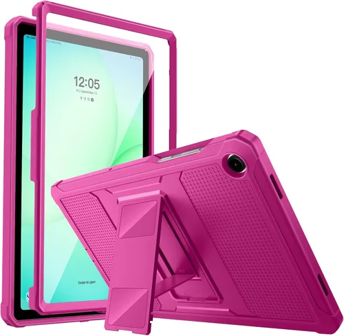 Vista 22 de MoKo Funda para Samsung Galaxy Tab A9 Plus/A9+ de 11 pulgadas 2023, a prueba de golpes de cuerpo completo resistente con protector de pantalla
