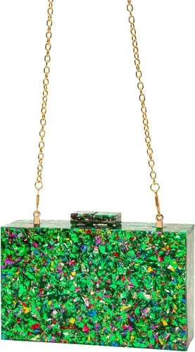 Vista 5 de LETODE Bolsos de mano de acrílico, bolso de plexiglás para mujer