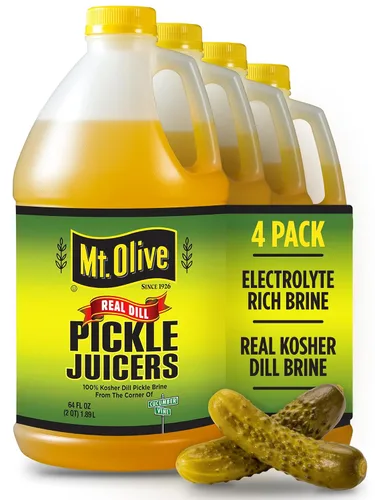 Vista 8 de Jugo de pepinillo de oliva Mt. 100% salmuera de eneldo kosher