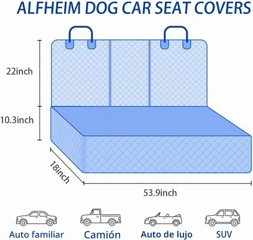 Vista 2 de BESULEN - Funda impermeable para asiento de coche, color negro