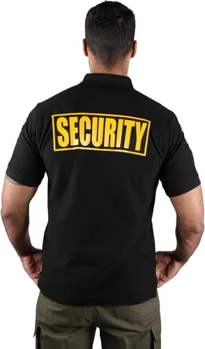 Vista 2 de First Class Polos de seguridad de polialgodón negro