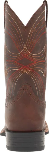 Vista 3 de Ariat Botas vaqueras deportivas con punta cuadrada ancha para hombre multicolorfantasía Muddy River Suede 7